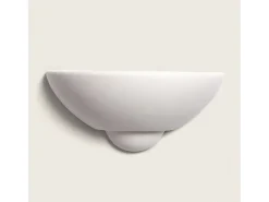 Aplique de Pared de Cerámica Vix Blanco