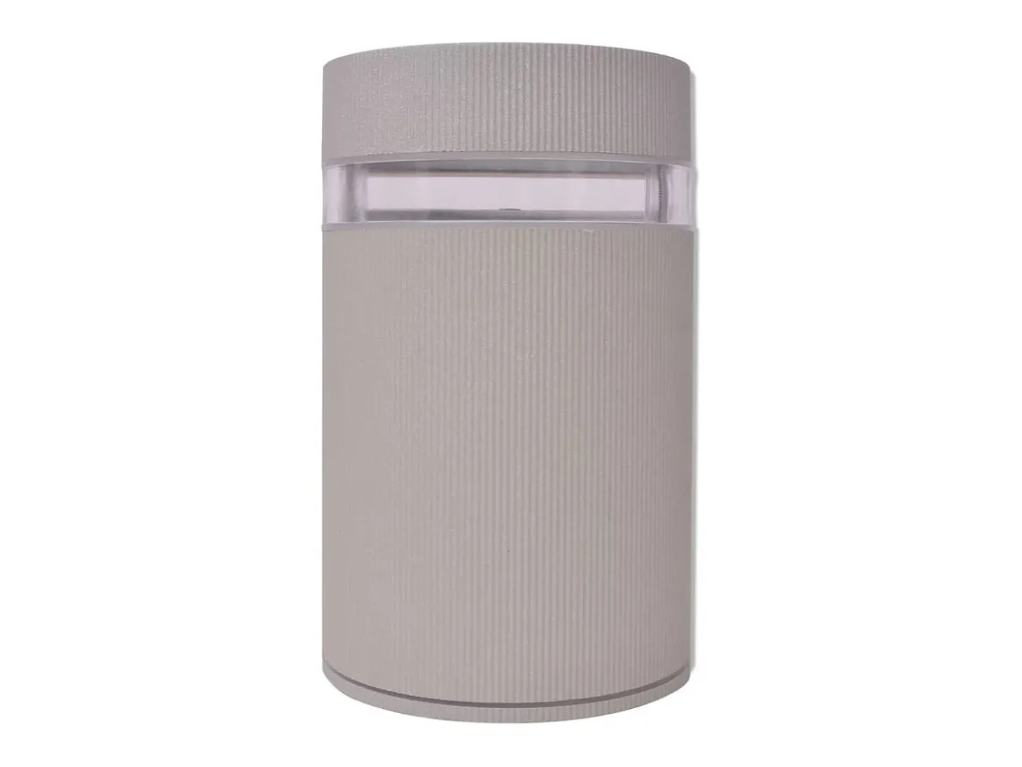 Aplique de pared de exterior semicilíndrico gris aluminio ES644968
