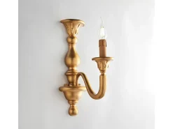 Aplique de pared de madera Lucca oro antiguo 1 luz .13 P.26 BL271-AP1-OR