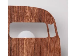 Aplique de Pared de Madera Infantil Bussi Natural