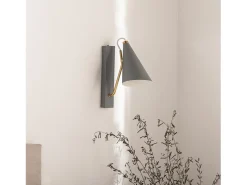 Aplique de pared de Metal Gris 29 x 12- Lawa