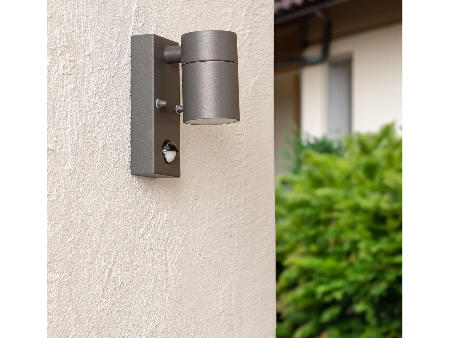 Aplique de Pared Exterior Acero Inoxidable con Sensor PIR Stone Antracita