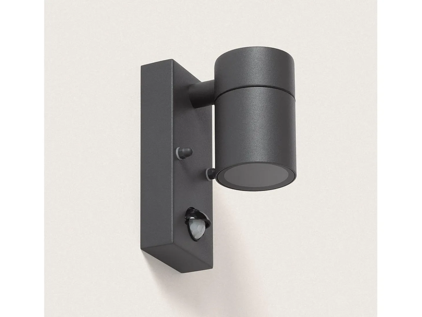 Aplique de Pared Exterior Acero Inoxidable con Sensor PIR Stone Antracita