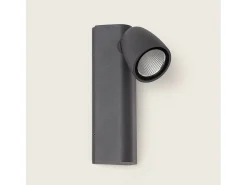 Aplique de Pared Exterior LED 6W Aluminio Abel Gris Oscuro