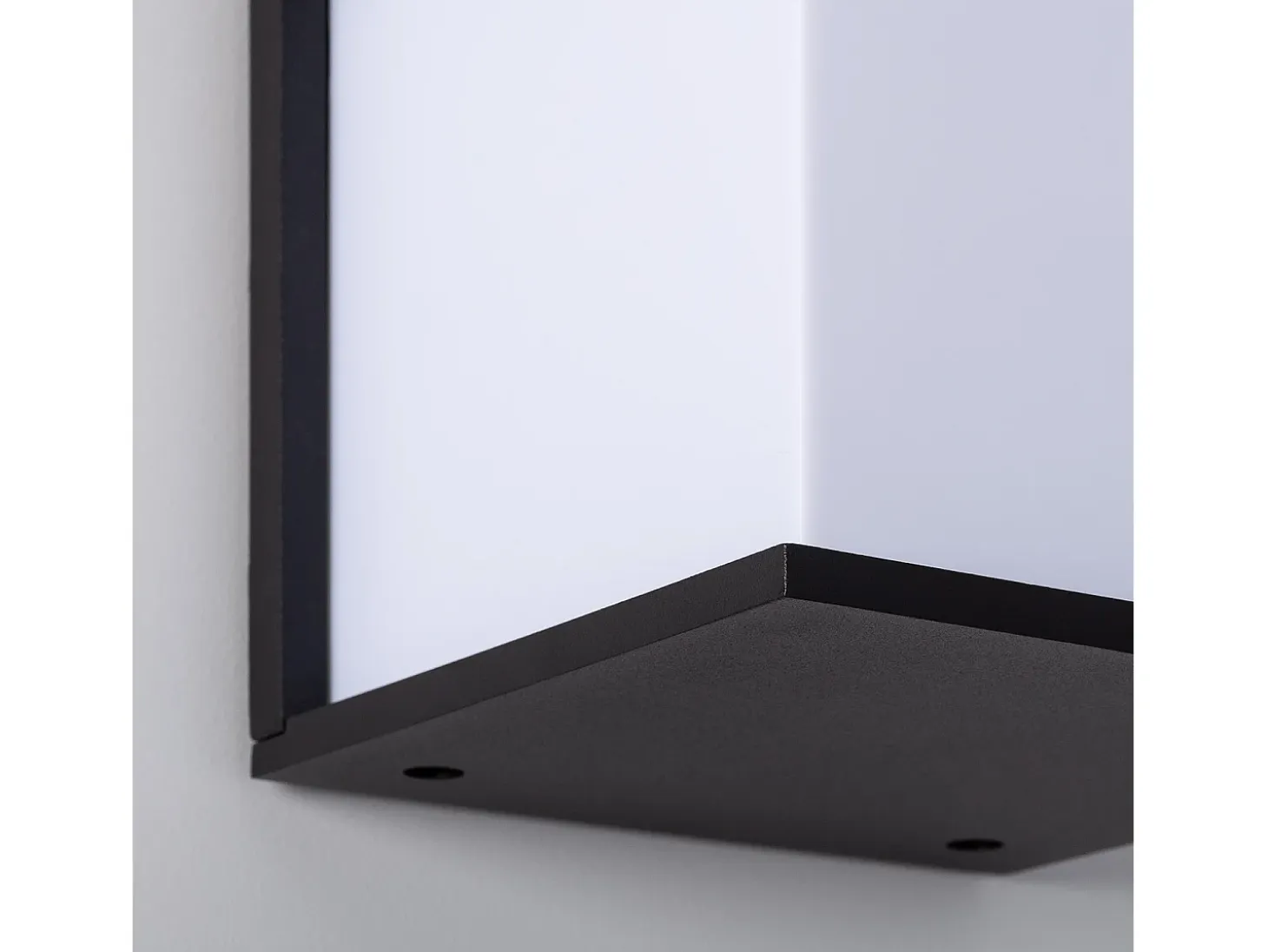 Aplique de Pared Exterior Aluminio Daman Negro