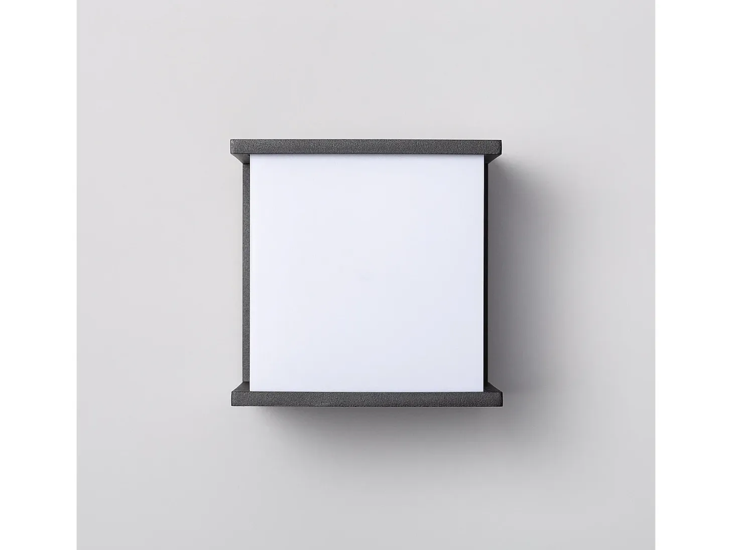 Aplique de Pared Exterior Aluminio Daman Negro