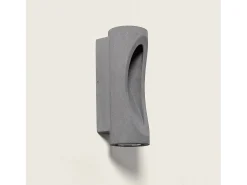 Aplique de Pared Exterior LED Regulable 12W Cemento Large Brinvo Gris Piedra