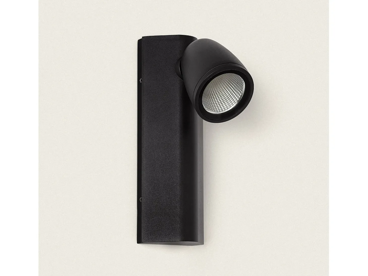 Aplique de Pared Exterior LED 6W Aluminio Abel Negro