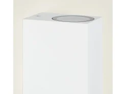 Aplique de Pared Exterior Aluminio Iluminación Doble Cara Miseno Blanco