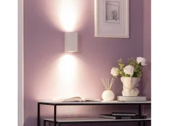 Aplique de Pared Exterior Aluminio Iluminación Doble Cara Miseno Blanco