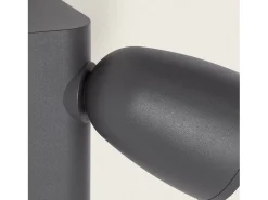 Aplique de Pared Exterior Aluminio Abel Gris Oscuro