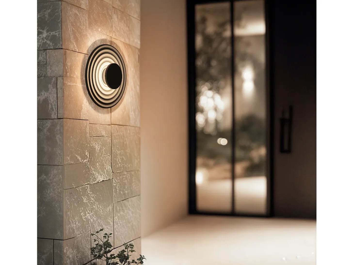 Aplique de Pared Exterior LED 8W Aluminio Darcy Antracita