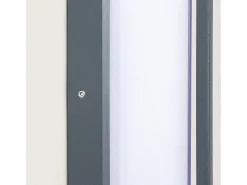 Aplique de Pared Exterior LED 20W Aluminio CCT Seleccionable Doble Difusor Arelien Large Antracita