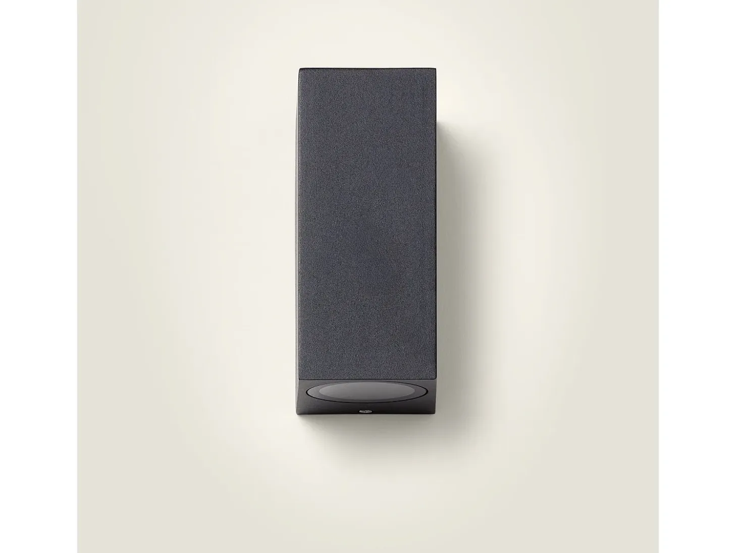 Aplique de Pared Exterior Aluminio Iluminación Doble Cara Negro Miseno