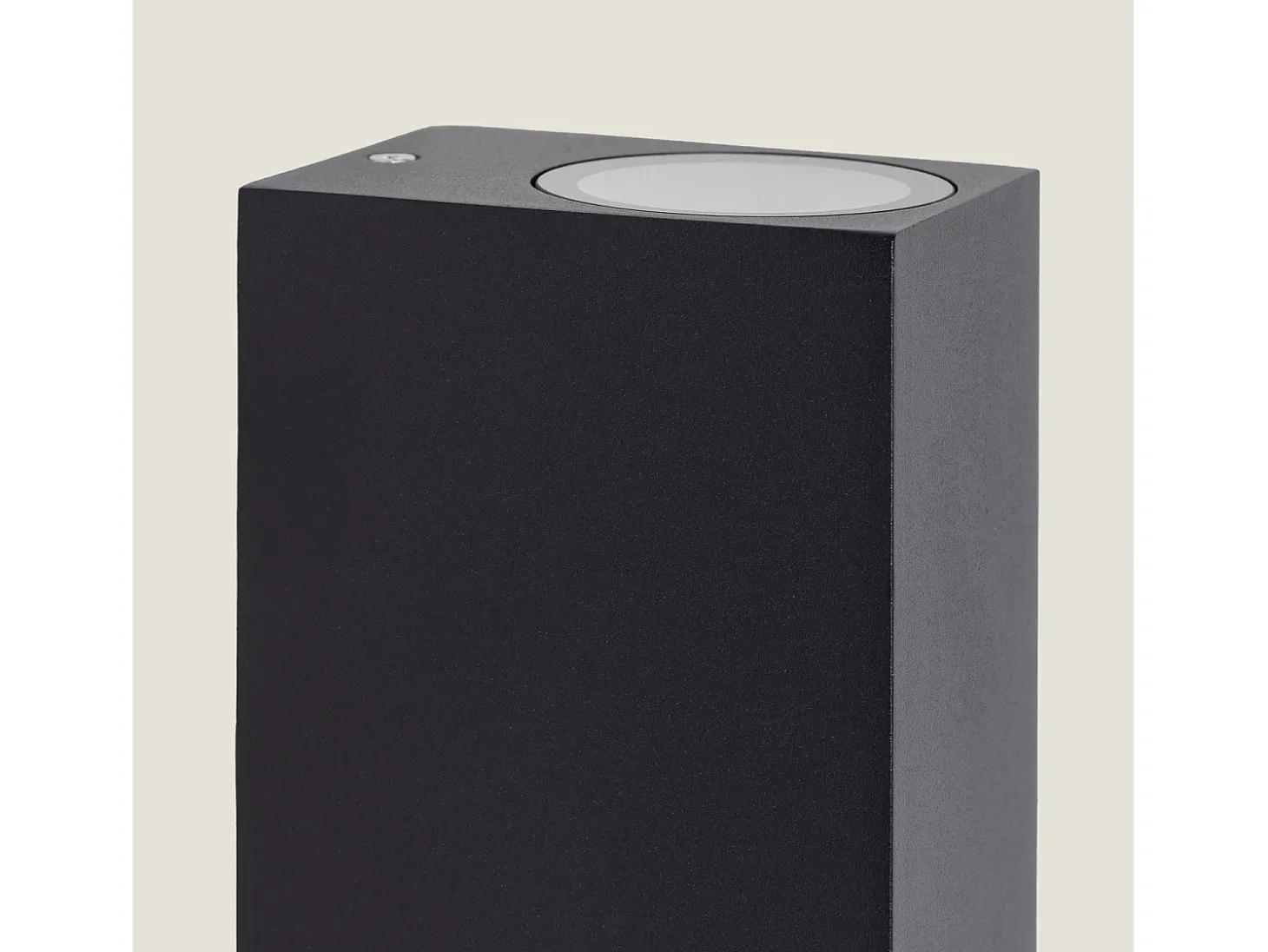 Aplique de Pared Exterior Aluminio Iluminación Doble Cara Negro Miseno