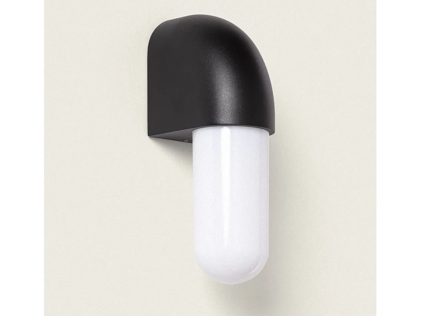 Aplique de Pared Exterior LED 7W Aluminio Anturio Negro