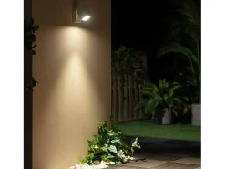 Aplique de Pared Exterior Aluminio Cuadrado Onuba Blanco