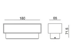 Aplique de Pared Exterior LED 11W Aluminio Iluminación Doble Cara Carinae 4000K Blanco Neutro