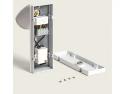 Aplique de Pared Exterior LED 6W Aluminio con Detector de Movimiento Abel Blanco
