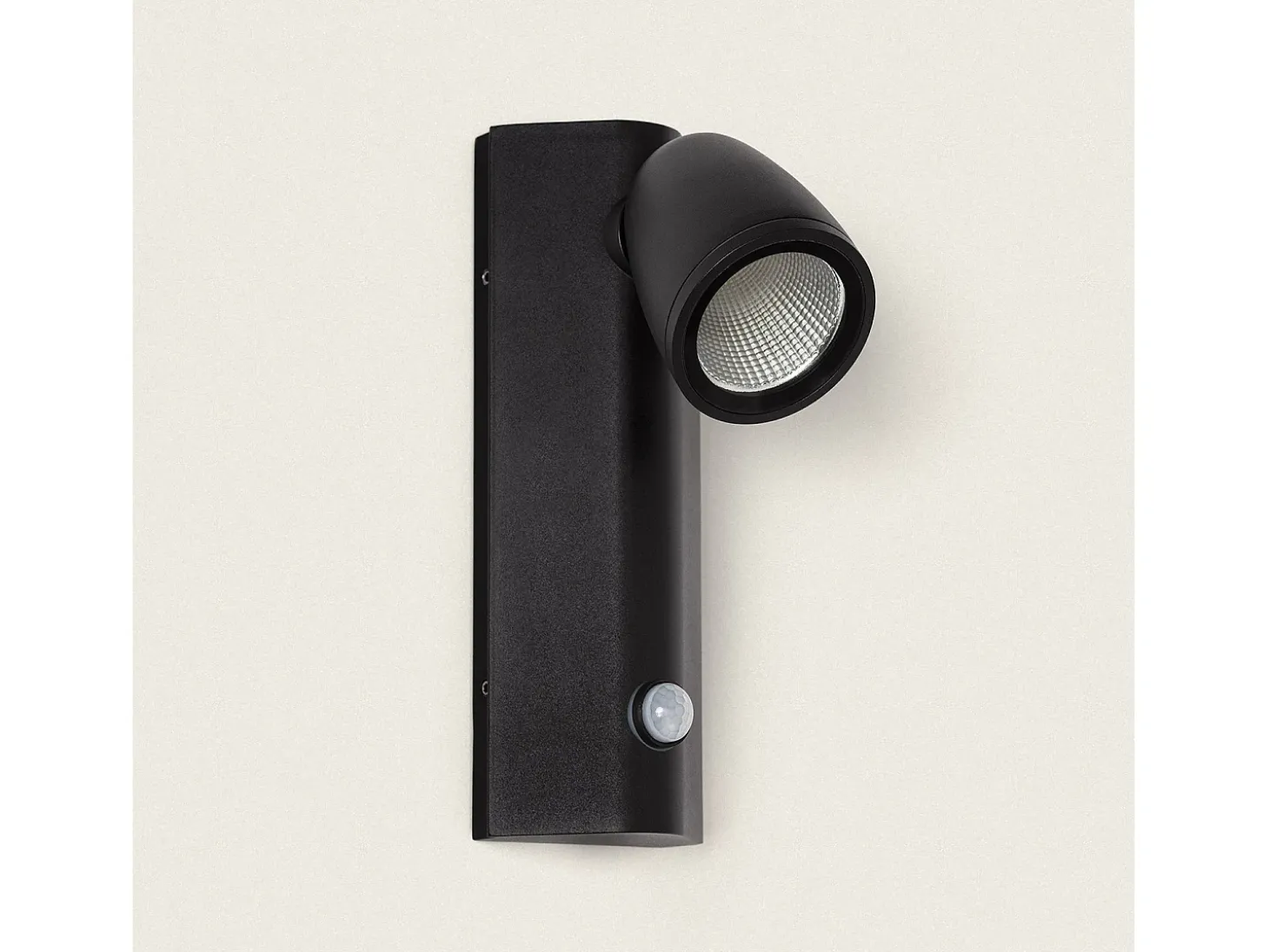 Aplique de Pared Exterior LED 6W Aluminio con Detector de Movimiento Abel Blanco