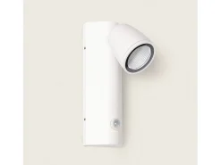 Aplique de Pared Exterior LED 6W Aluminio con Detector de Movimiento Abel Blanco