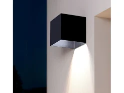Aplique de Pared Exterior Solar LED 2W con Detector de Movimiento Radar Eros 4000K Blanco Neutro