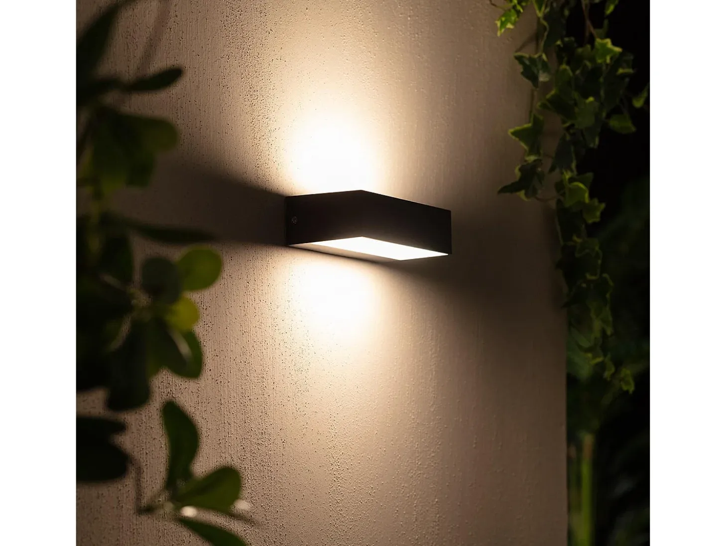 Aplique de Pared Exterior LED 9W Iluminación Doble Cara Galeo 3000K Blanco Cálido