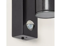 Aplique de Pared Exterior Acero Inoxidable con Sensor PIR Pimlico Antracita