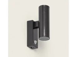 Aplique de Pared Exterior Acero Inoxidable con Sensor PIR Pimlico Antracita
