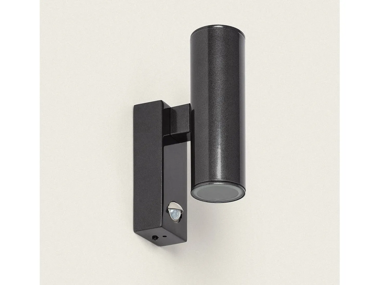 Aplique de Pared Exterior Acero Inoxidable con Sensor PIR Pimlico Antracita
