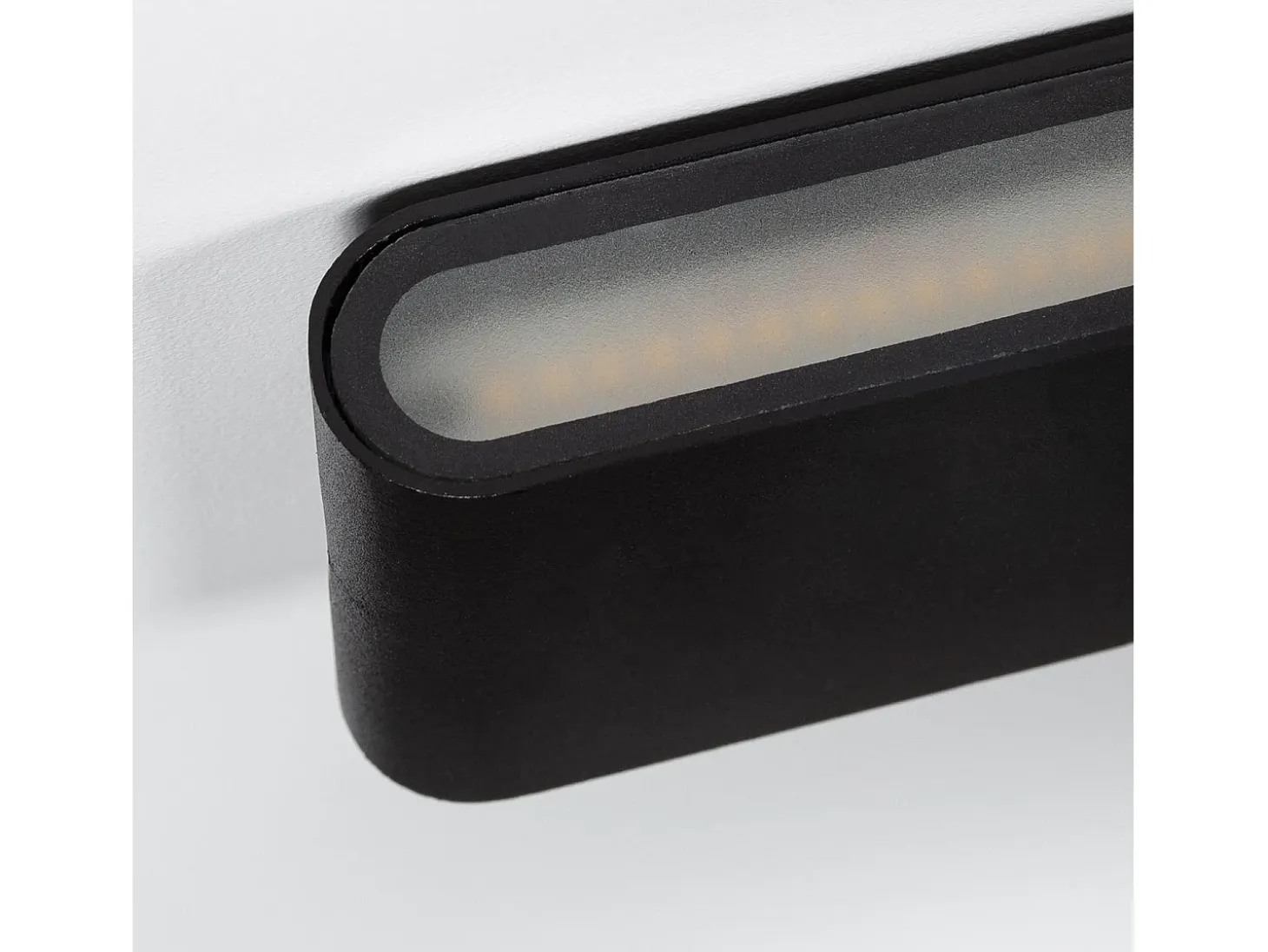 Aplique de Pared Exterior LED 12W Aluminio Iluminación Doble Cara Vesta Negro 2700K Blanco Cálido