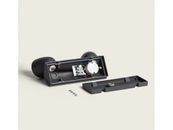 Aplique de Pared Exterior LED 12W Aluminio Abel Large Dos Focos Gris Oscuro
