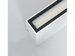 Aplique de Pared Exterior LED 10W Iluminación Doble Cara Rectangular Blanco Luming II 4000K Blanco Neutro