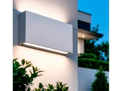 Aplique de Pared Exterior LED 10W Iluminación Doble Cara Rectangular Blanco Luming II 4000K Blanco Neutro