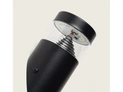 Aplique de Pared Exterior LED 5W de Acero Inoxidable Inti Black 3000K Blanco Cálido