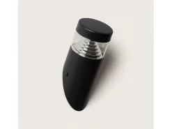 Aplique de Pared Exterior LED 5W de Acero Inoxidable Inti Black 3000K Blanco Cálido