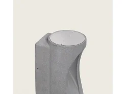 Aplique de Pared Exterior LED Regulable 12W Cemento Brinvo Gris Piedra