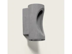 Aplique de Pared Exterior LED Regulable 12W Cemento Brinvo Gris Piedra