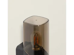 Aplique de Pared Exterior con Sensor PIR Pelly Negro
