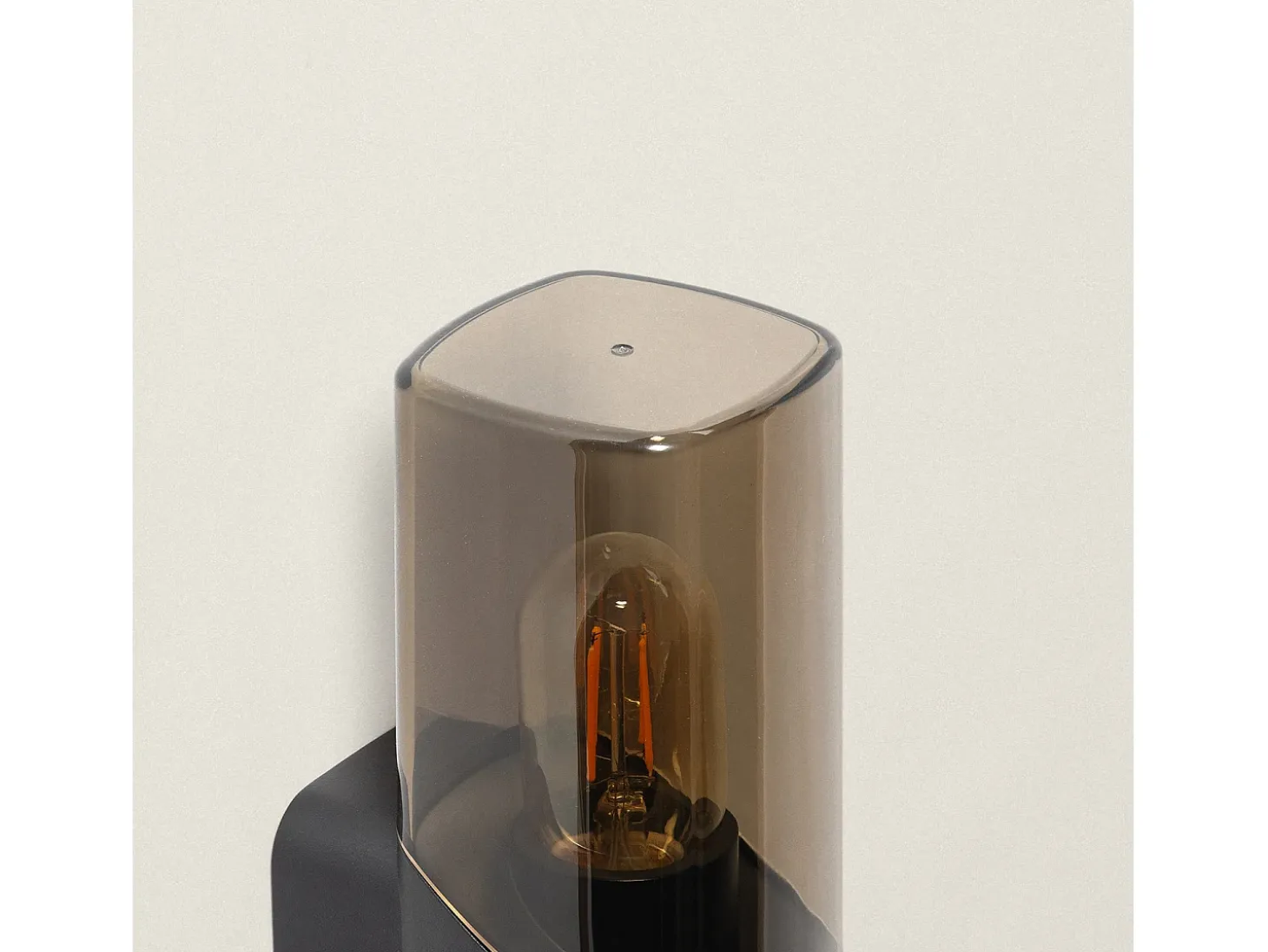Aplique de Pared Exterior con Sensor PIR Pelly Negro