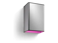 Aplique de Pared Exterior LED White Color 2x8W Hue Resonate Inox