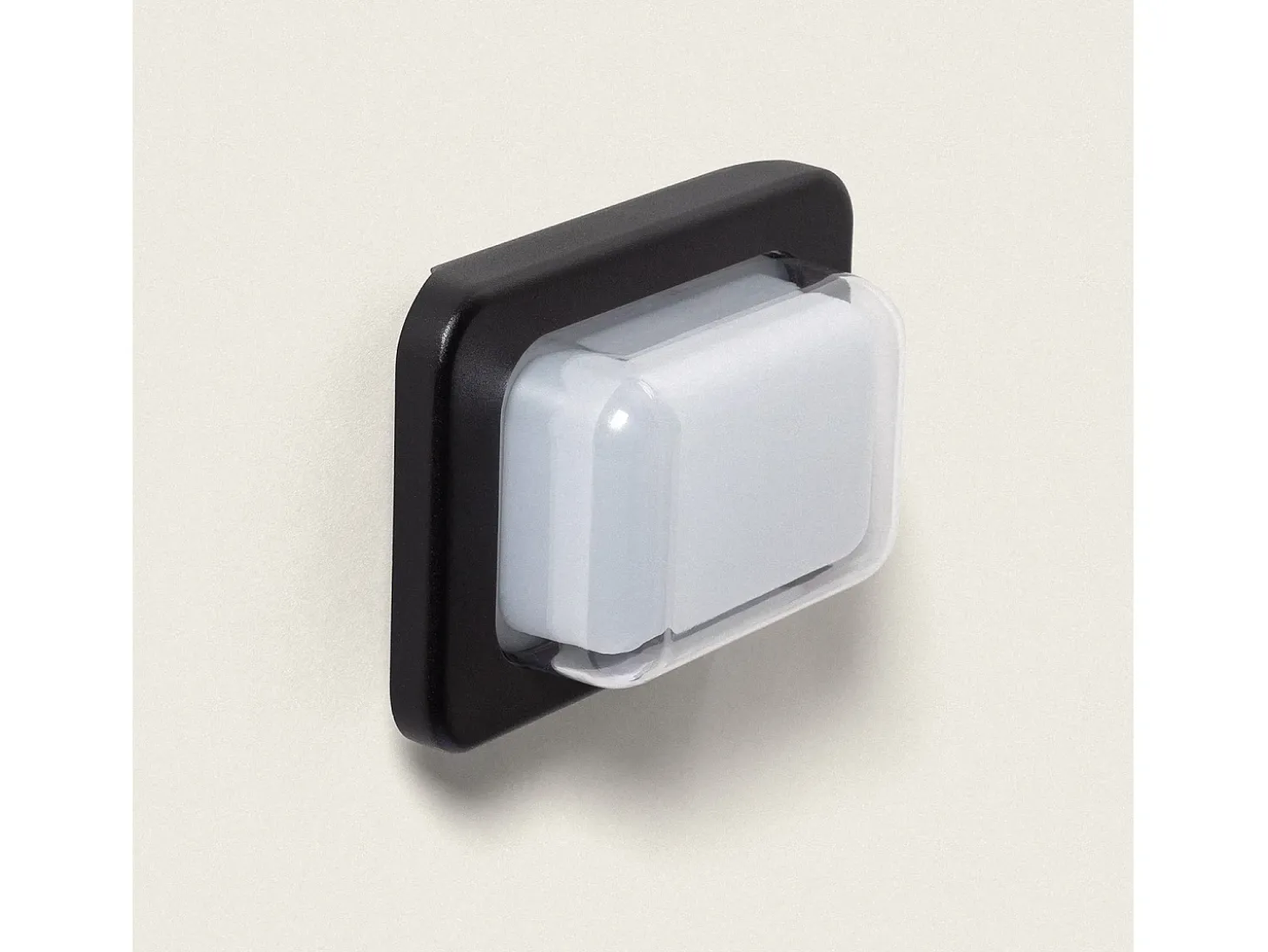 Aplique de Pared Exterior LED 10W Iluminación Rectangular Negro Gulpos Negro Mate