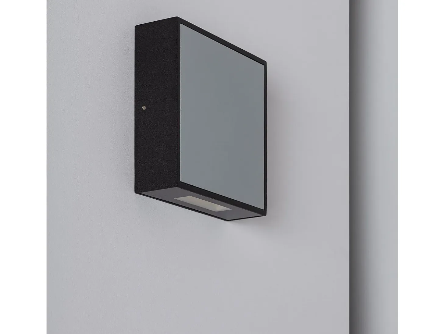 Aplique de Pared Exterior LED 6W Aluminio Roma Gris 3000K Blanco Cálido