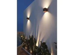 Aplique de pared LED Beneito Faure Lek Sensor con sensor de movimiento, 6 W, 3000 K, carga USB-C, IP54 - Lámpara de techo blanca