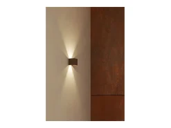 Aplique de pared LED blanco IP54 6,8W con aletas orientables 4000k