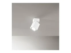 Aplique de pared LED cuadrado orientable CONNECT Blanco 1xGu10 Perenz
