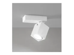Aplique de pared LED ODDY orientable cuadrado Blanco 1xGu10 Perenz