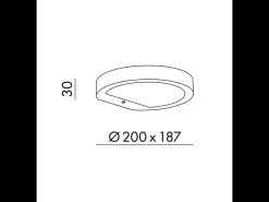 Aplique de pared LED solar Nap antracita de 2,2 W con batería IP54
