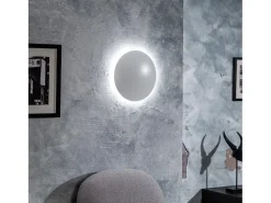 Aplique de Pared LED 18W de Aluminio Iris Blanco 3000K Blanco Cálido