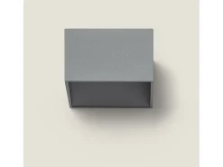 Aplique de Pared LED 6W de Aluminio Iluminación Doble Cara Lico Gris Claro 3000K Blanco Cálido